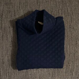 J. Crew Women's Navy Turtleneck Sweater